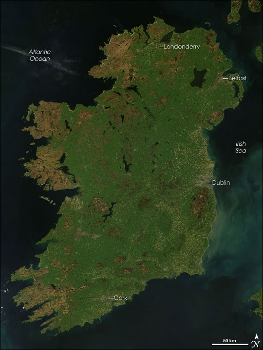 Emerald Isle: Ireland from Space